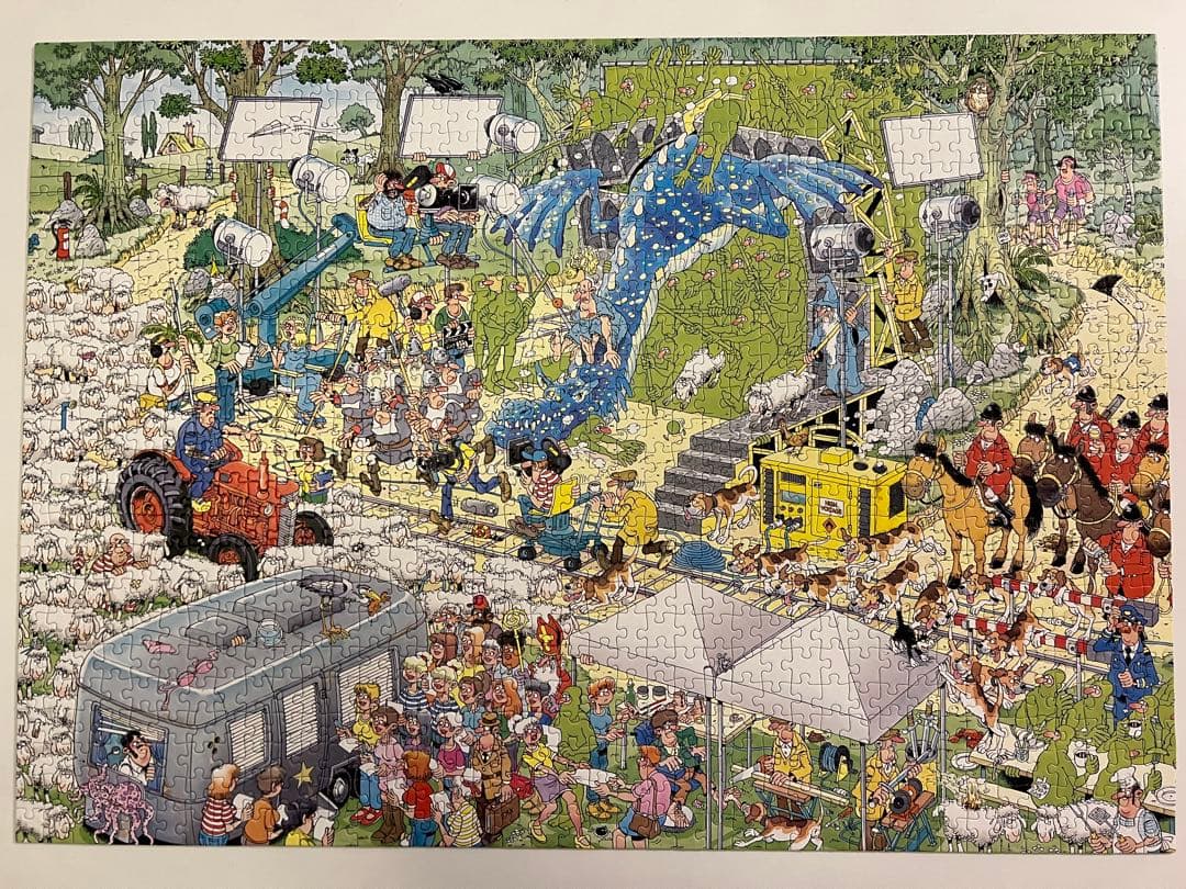 JAN VAN HAASTEREN 3点セット　コミックパズル 1000ピース