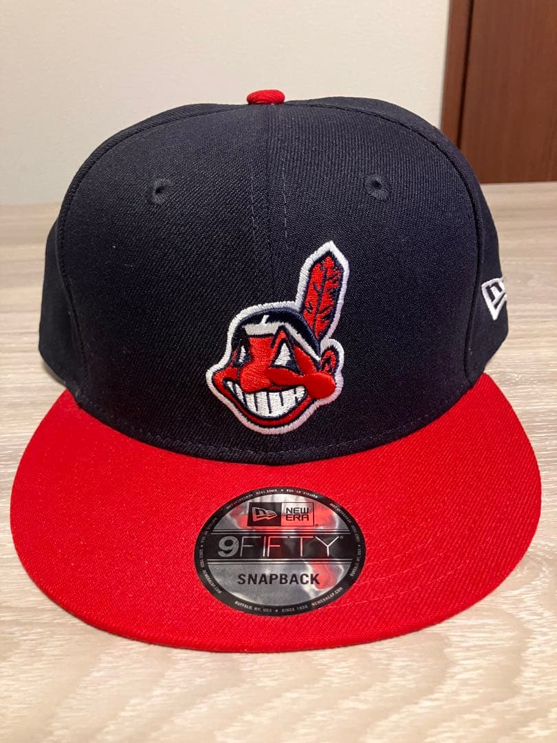CLEインディアンス　9FIFTY　ワフー酋長　スナップバック