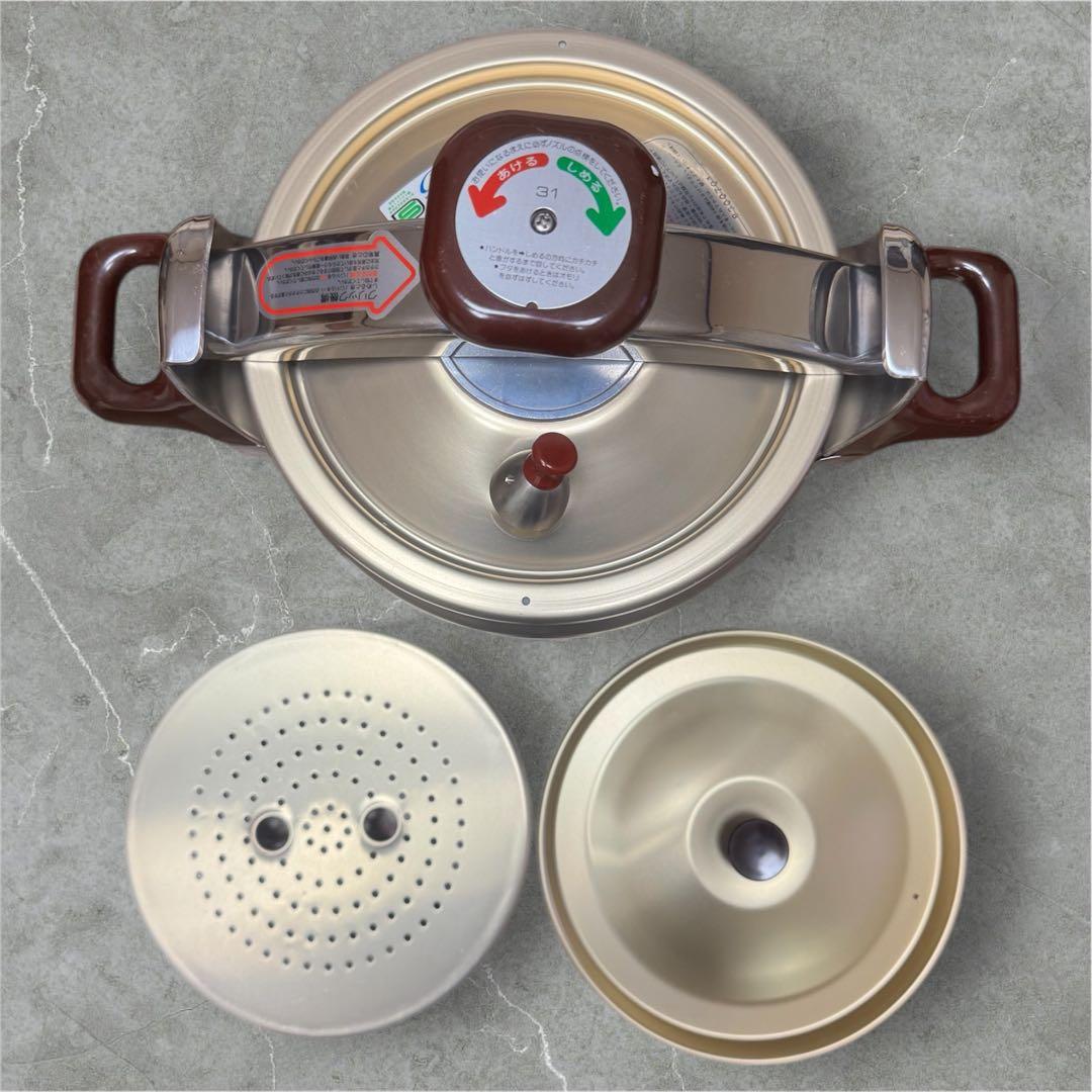 未使用 RIKEN 理研 圧力鍋6.0㍑（1升用）
