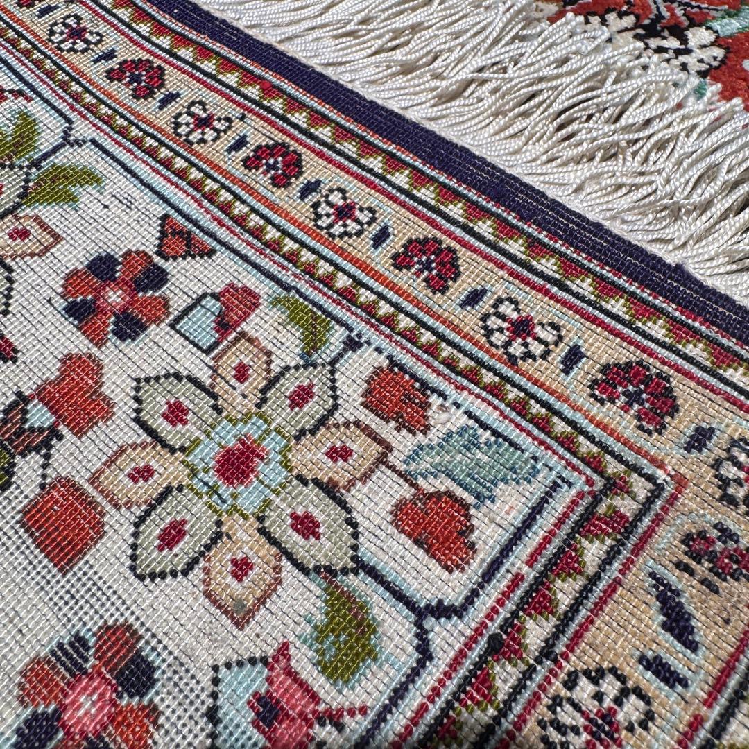 ペルシャ絨毯　シルク 100% SILK クム