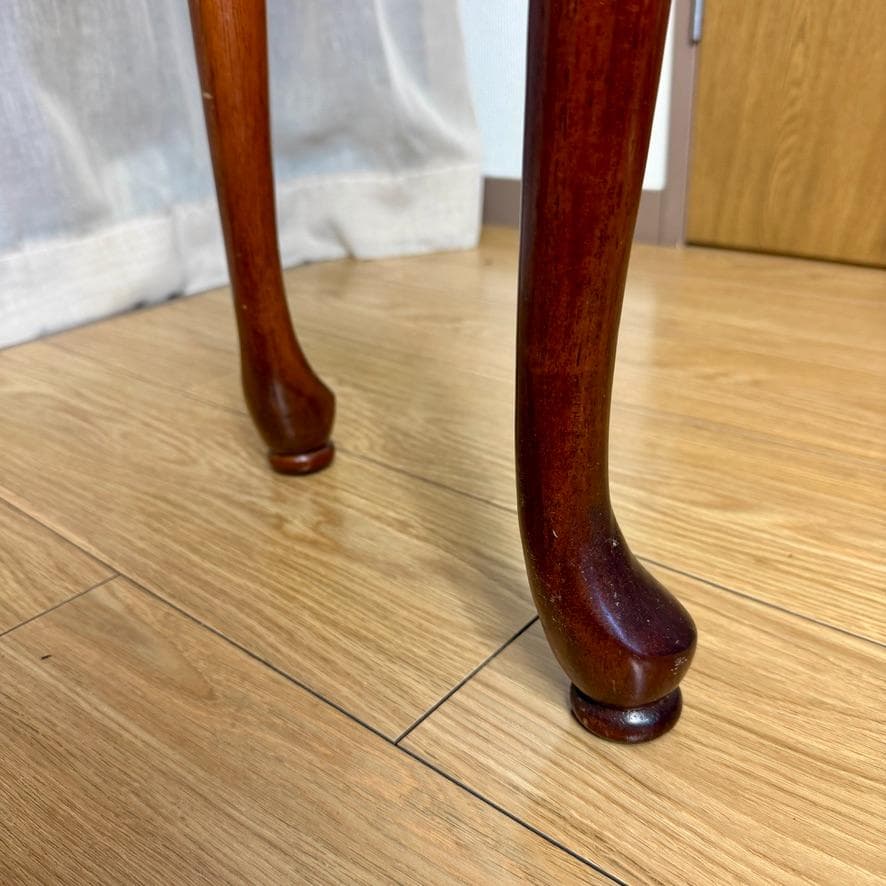 【訳あり特価】クイーン・アン マホガニー材 コンソールテーブル