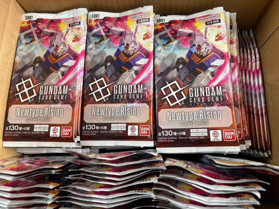 ガンダムカードゲーム　ニュータイプライジング　バラパック　132p