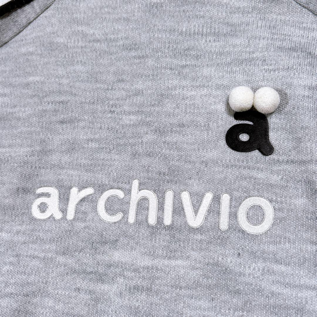 【レディース40⭐️大きめ】アルチビオ　ニットセーター　ハーフジップ モックネック