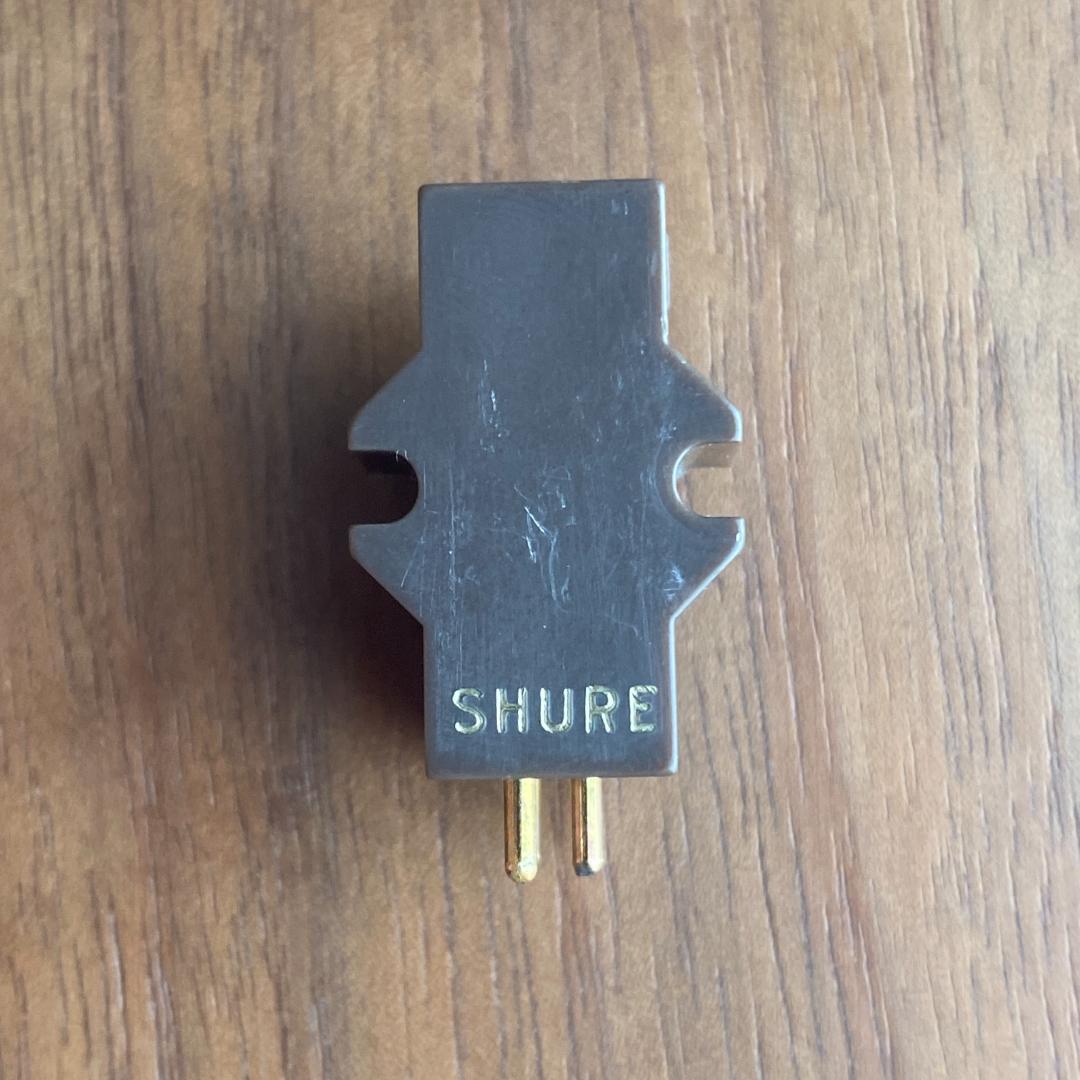 Shure M55E 茶 カモメ カートリッジ 動作確認済み