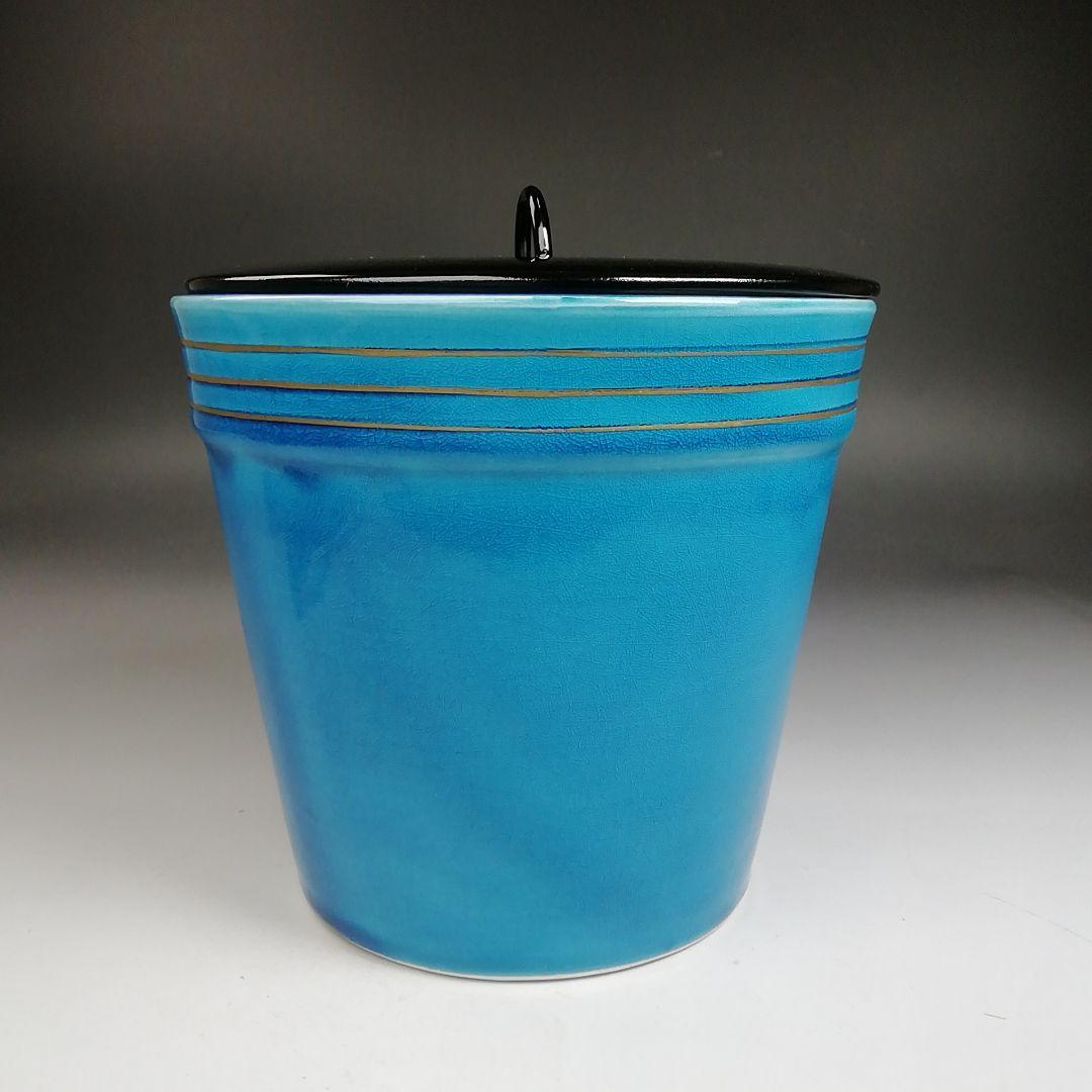 Ｔ９５４　水指　『土耳古　末広水指』『瑞豊 造』　共箱　茶道具