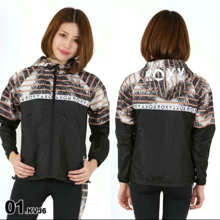【美品】ROXY ロキシー ウインドブレーカー ブルゾン ジャケット