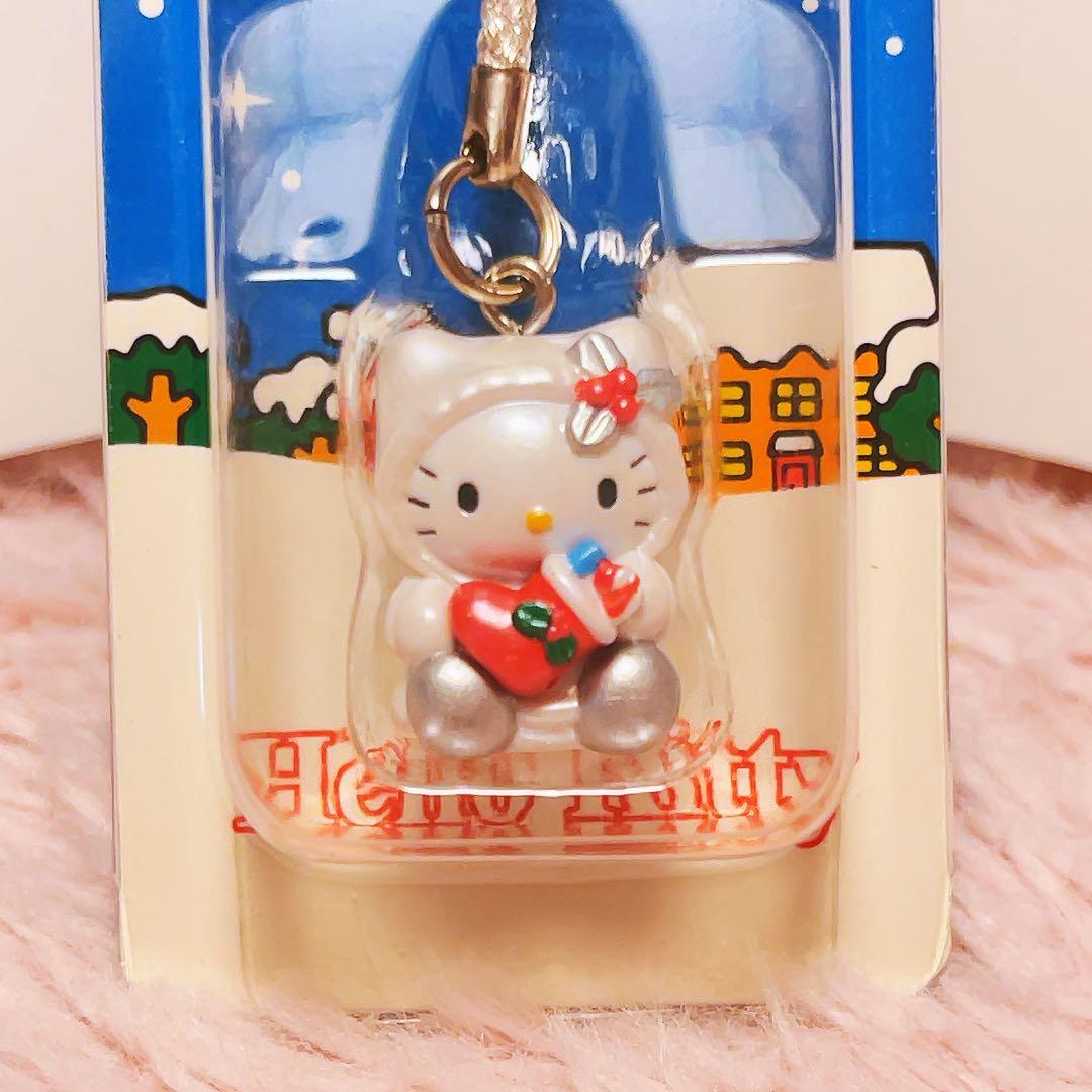 希少レア　ハローキティ　根付け　ネツケ　2002年製 ナガグツ　サンリオ　レトロ