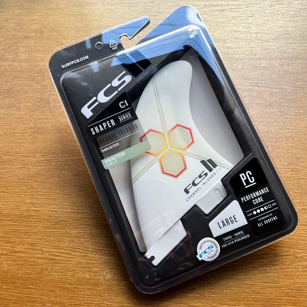 FCS2 FCS fin トライフィン CI AM アルメリック Lサイズ 白