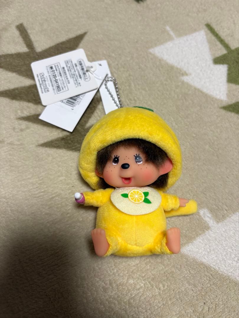 モンチッチ　レモン　顔でか　SS キーチェーン　男の子