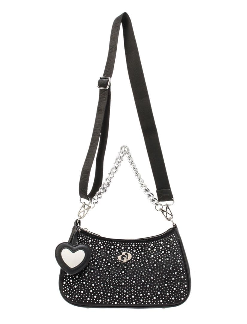 GYDA GD ラインストーン BAG 黒 ブラック キラキラ