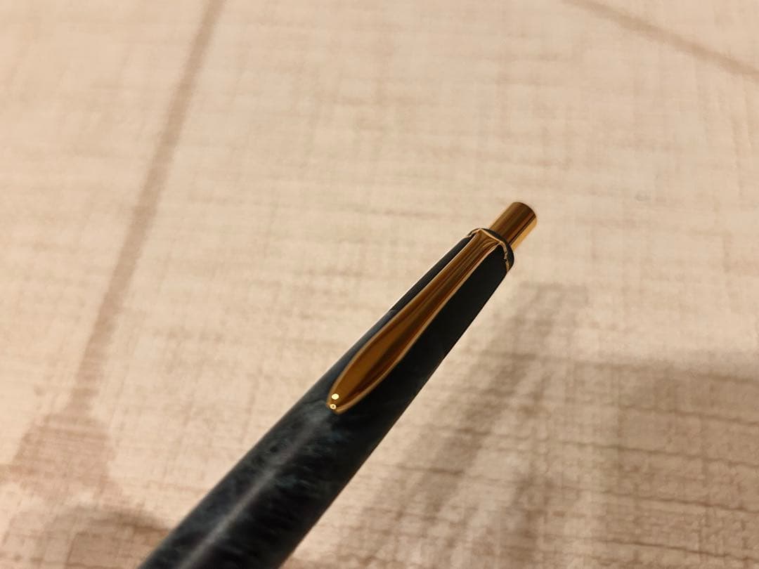 ボナンペン　シャープペン　スタビライズドウッド　真鍮金具