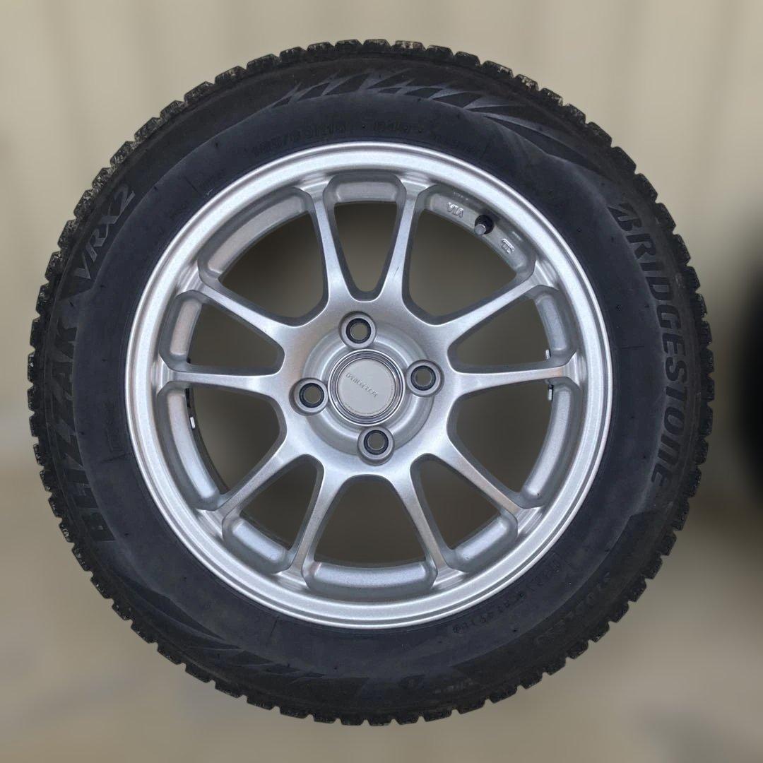 ブリザックBlizzakVRX2スタッドレスタイヤ15インチアルミホイールセット