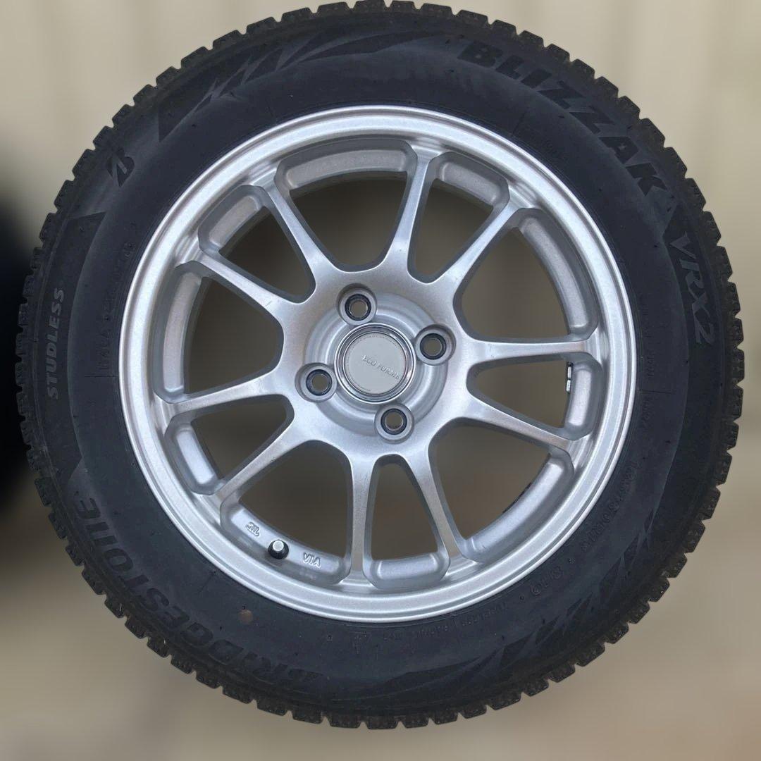 ブリザックBlizzakVRX2スタッドレスタイヤ15インチアルミホイールセット