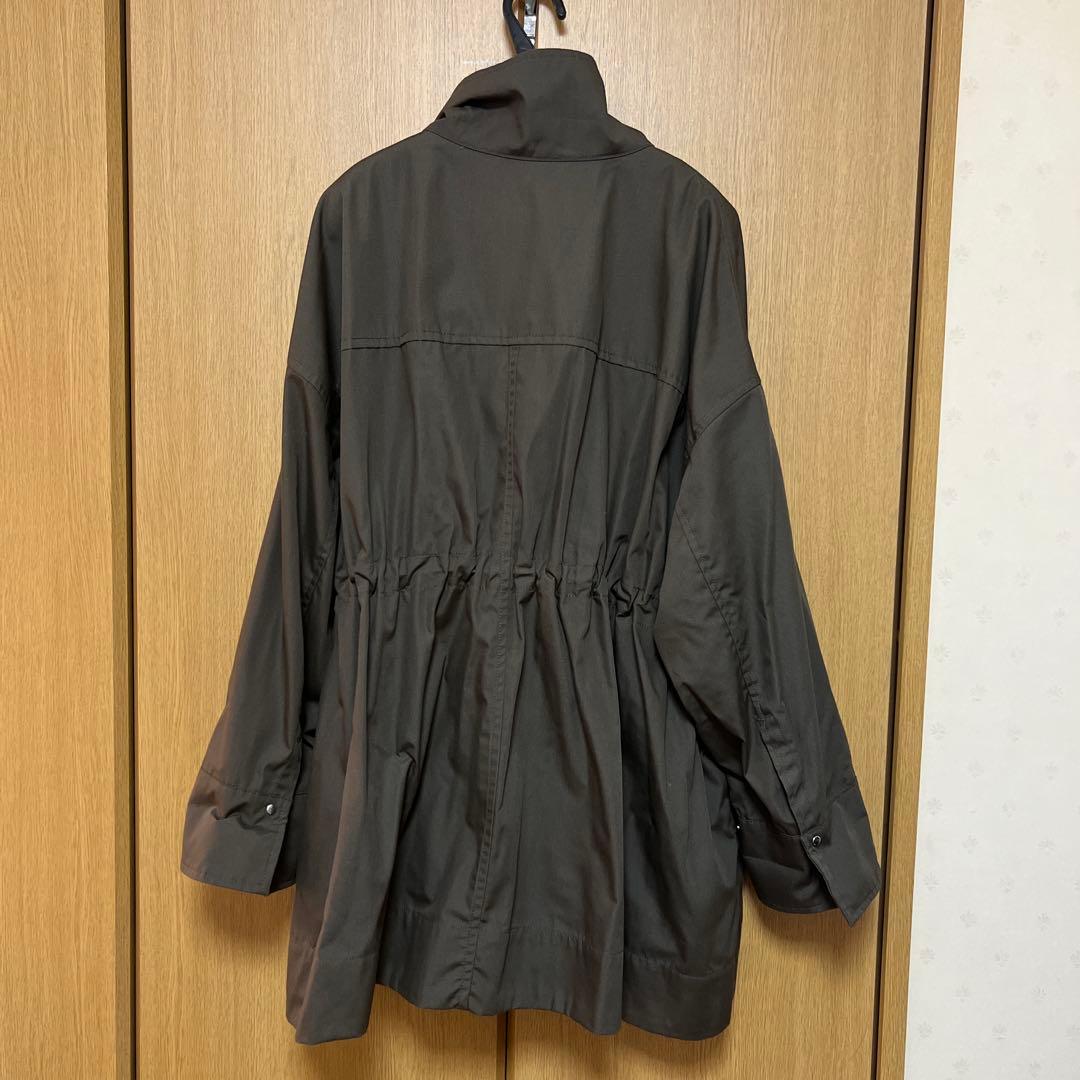 【アダムエロペ】スタンドカラーハーフモッズコート