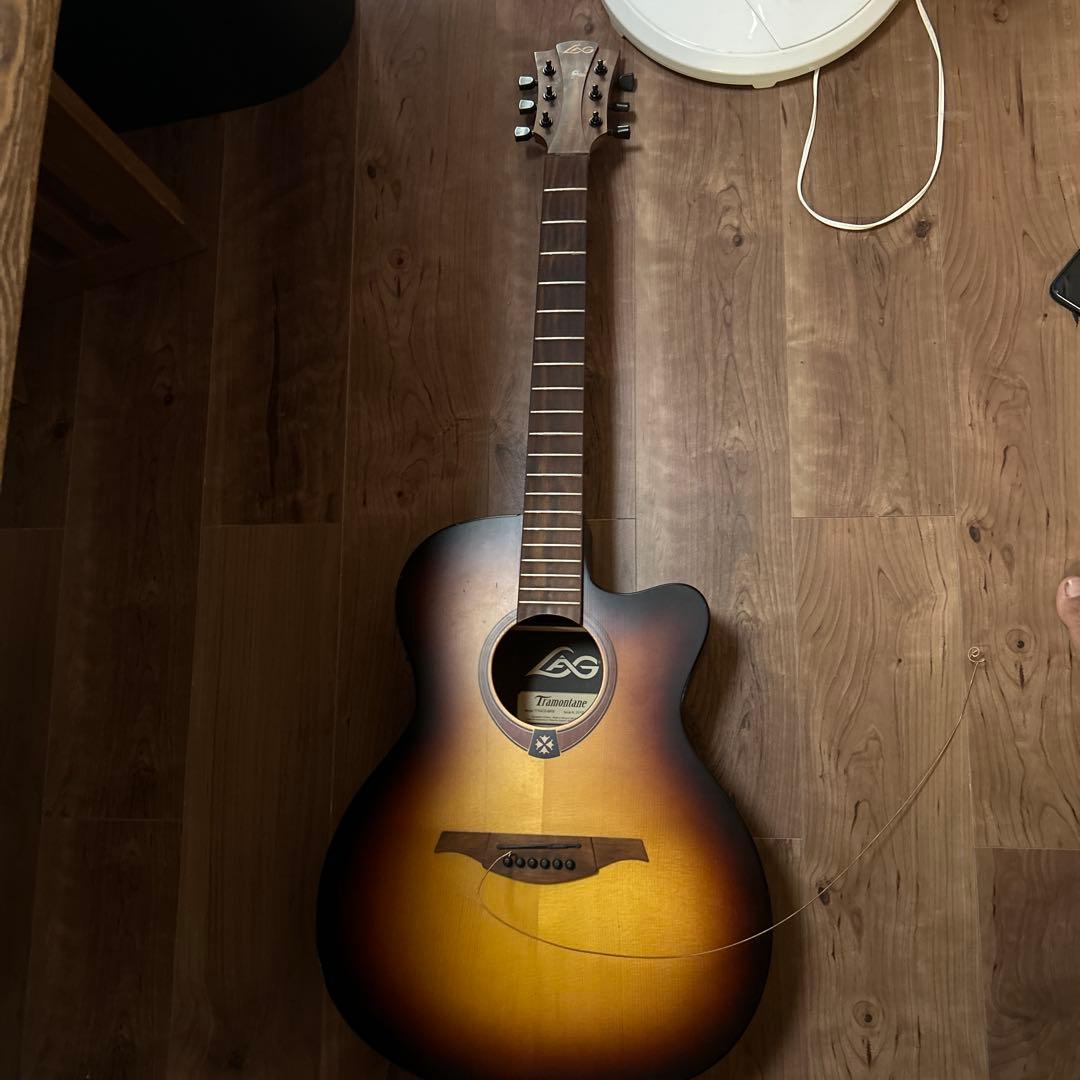 LAGguitars T118DCE-BRSエレクトリックアコースティックギター