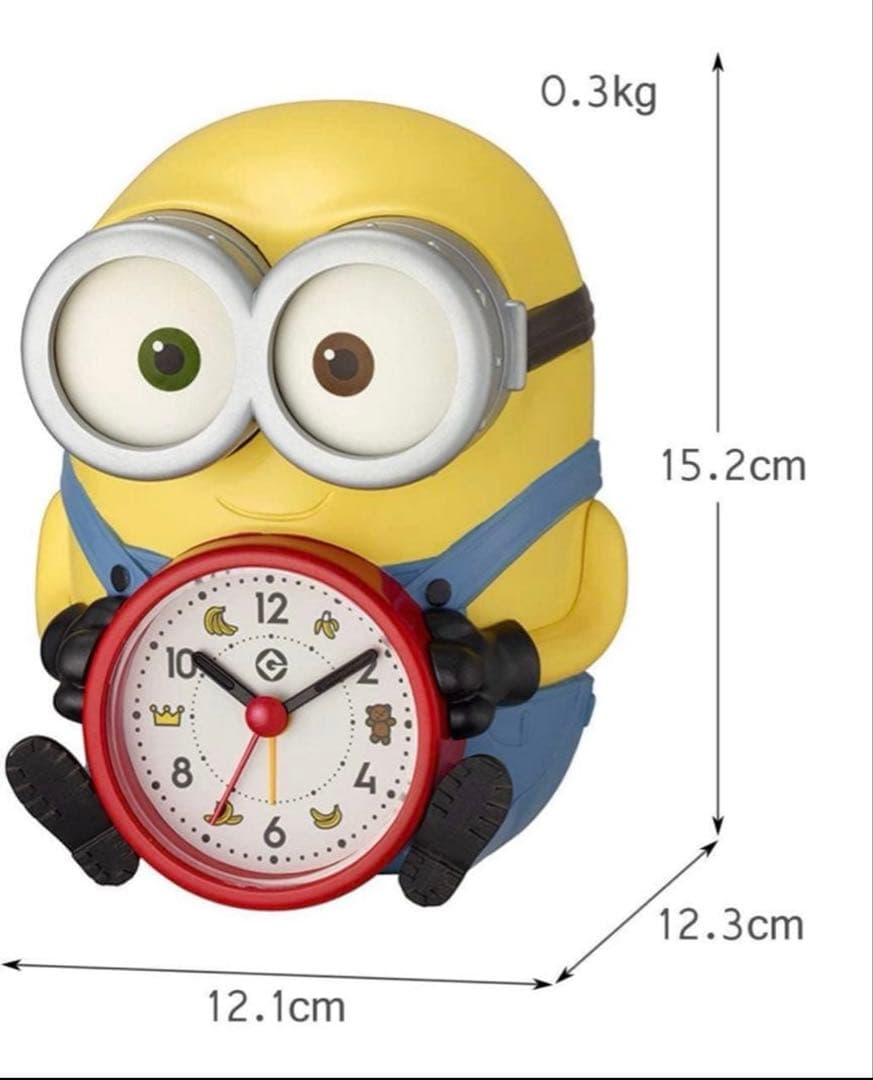 ⭐︎ガルちゃん⭐︎＊美品＊ミニオン 目覚まし時計 音声機能付き