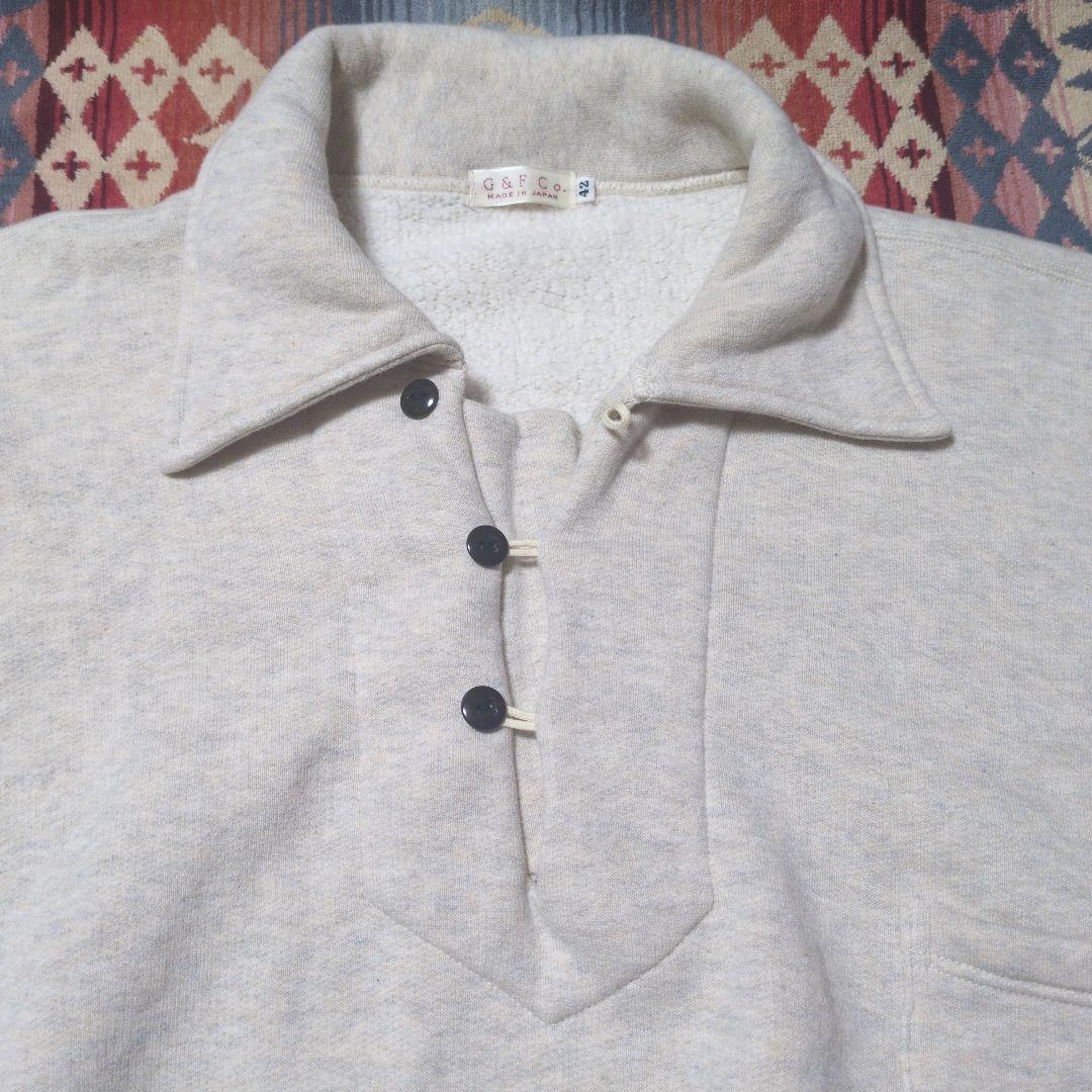 v*h様 G&F Co. BUTTON UP SWEATSHIRT 42