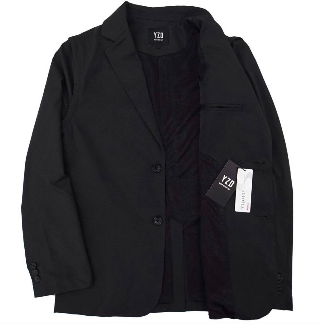 新品未使用タグ付き✨WWS ワークウェアスーツ　ストレッチ高機能ジャケット 黒M