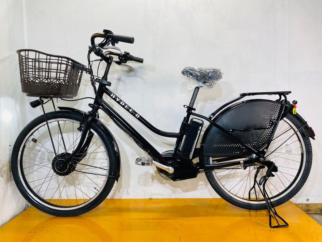 送料無料条件付き　子供乗せブリヂストンHYDEE.II 電動アシスト自転車中古車