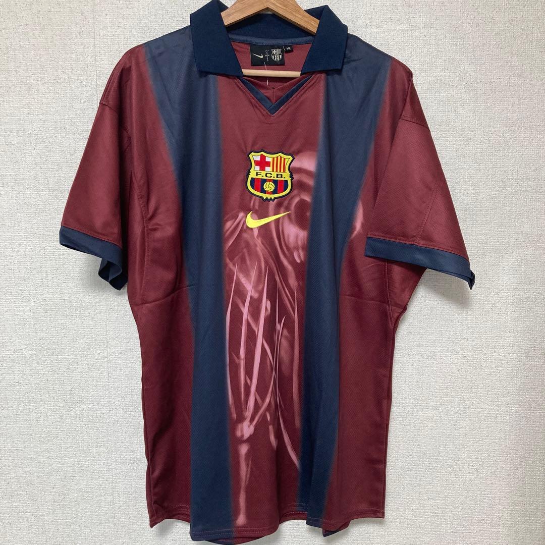 【XLサイズ】2025 バルセロナレトロ✕トラビス・スコットコラボ ユニフォーム