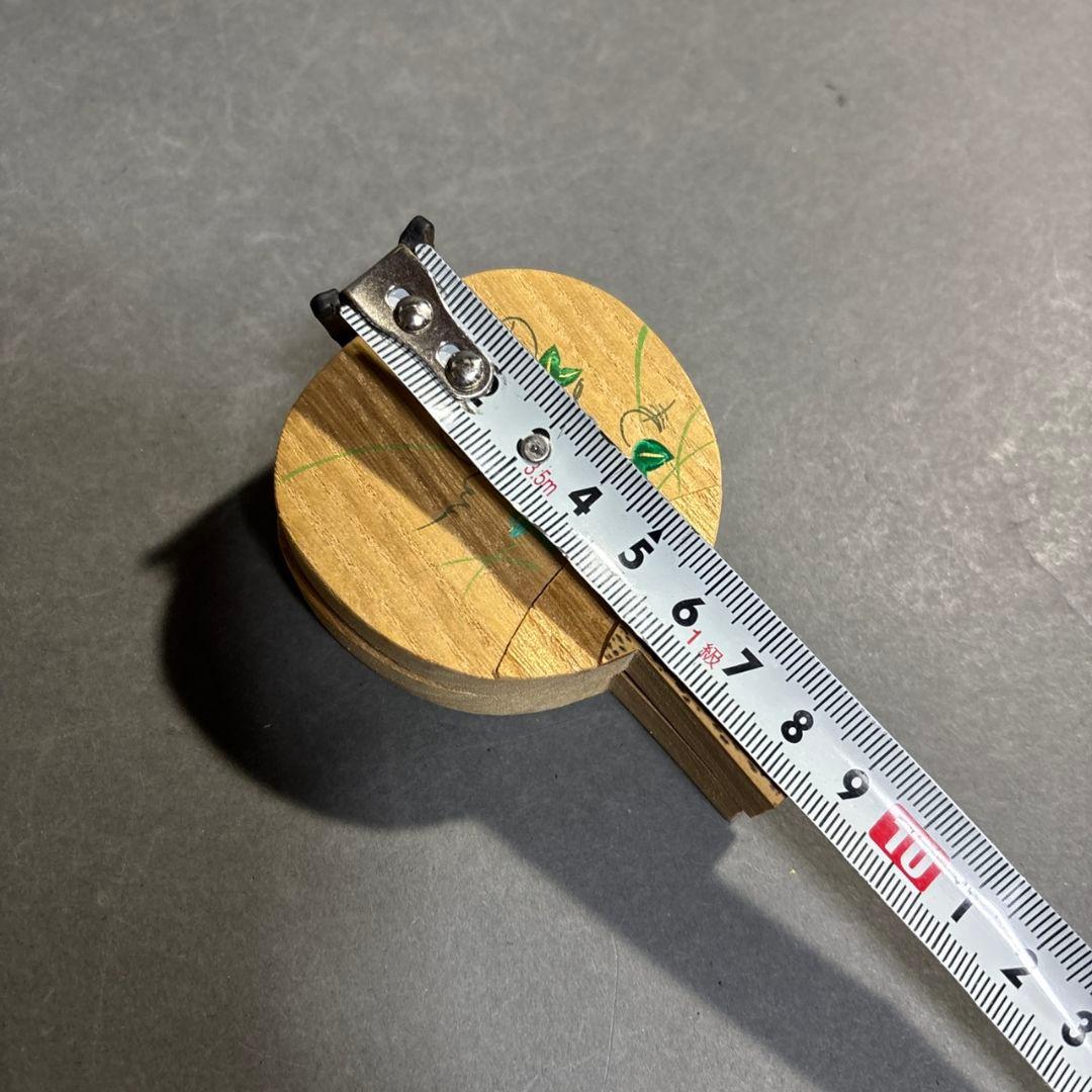 茶道具　北村葵春　桐団扇朝顔　香合　共箱