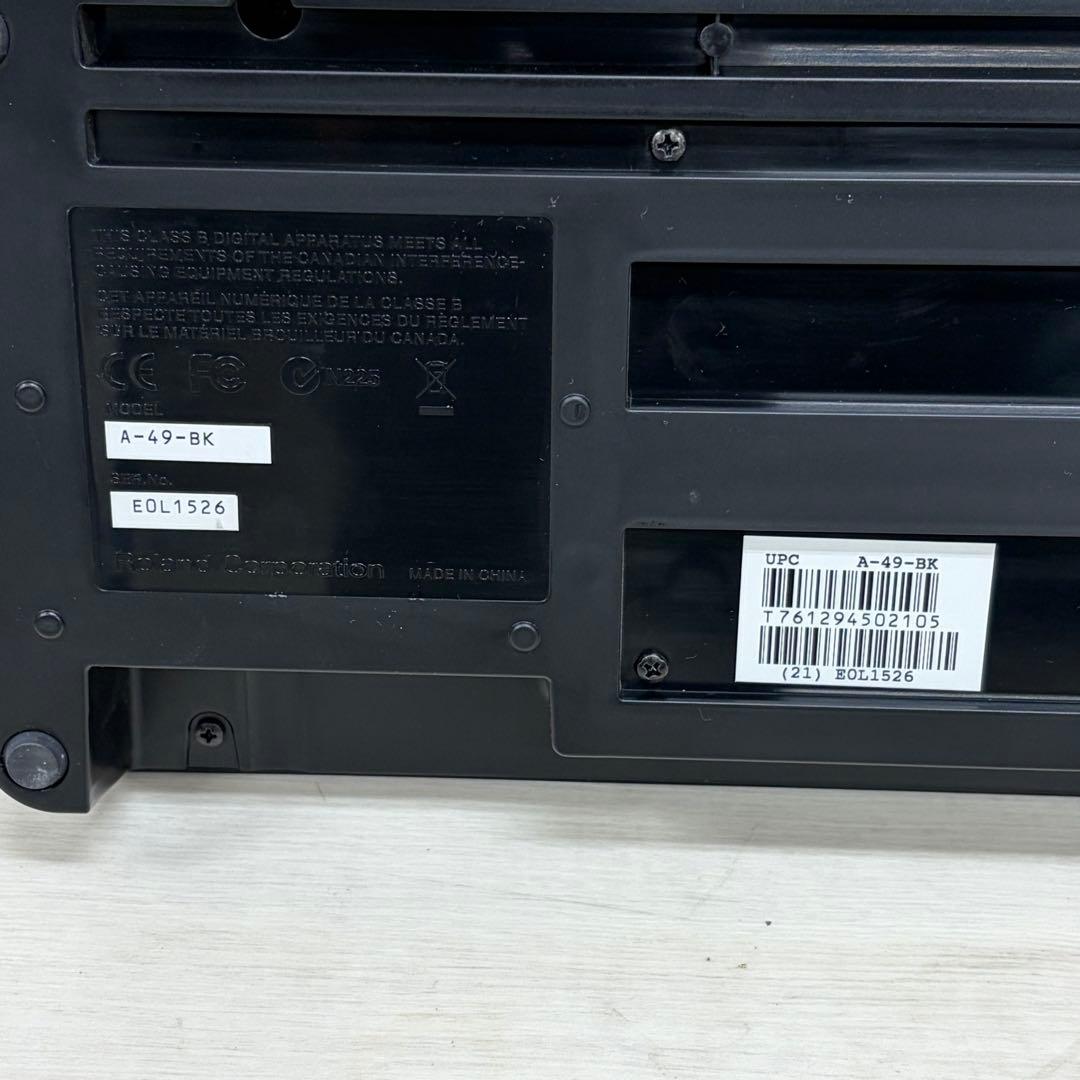 Roland ローランド 49鍵盤 USB MIDIキーボード A-49 ⑥