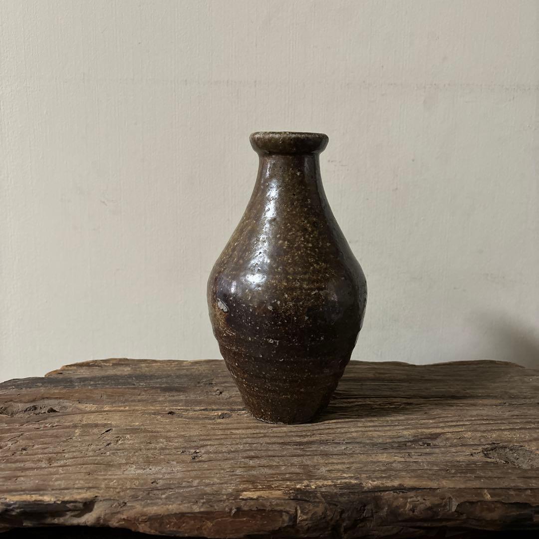 能野焼　花器　徳利　種子島焼　江戸時代　古道具　骨董　古民芸　検;白洲正子　李朝