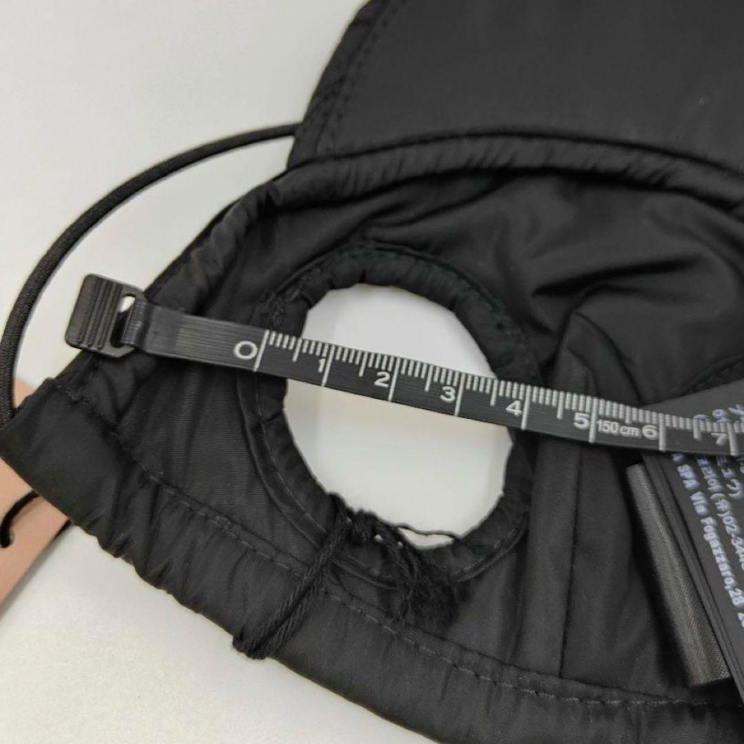 【miumiu】犬用サンバイザー　犬用帽子　キャップ ハット サンバイザー 黒