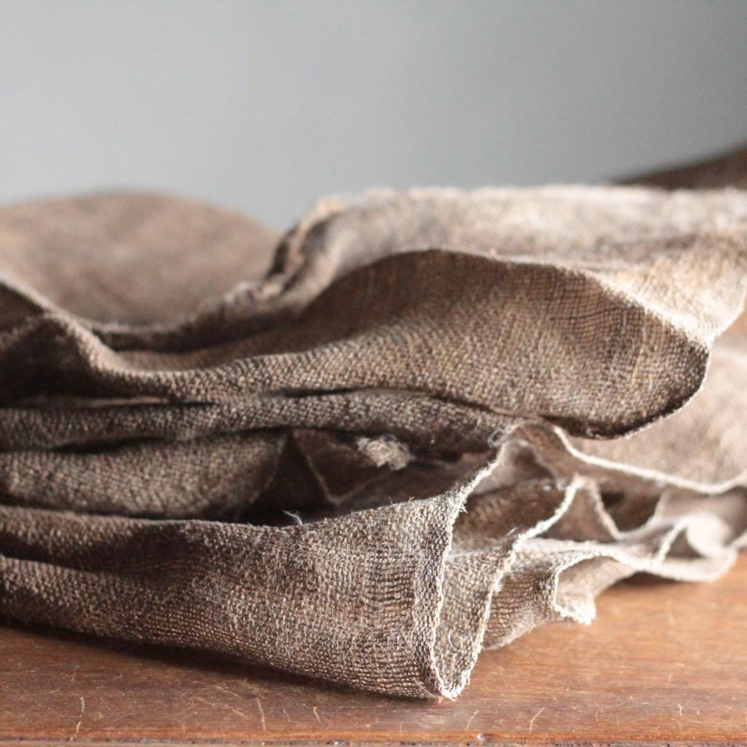 古布 麻 古道具 アンティーク オブジェ