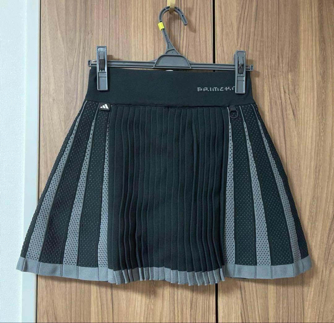 新品　アディダスゴルフ　定価3万4千　上下　PRIMEKNITシャツスカート　Ｓ