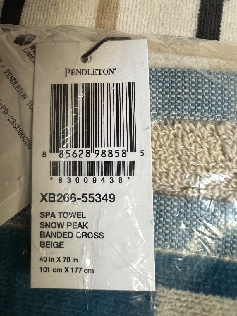 ⭐️【未使用】スノーピークとペンドルトンのコラボブランケット