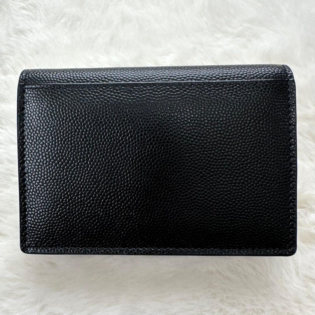 未使用級✨サンローラン カードケース 名刺入れ レザー ブラック ビジネス