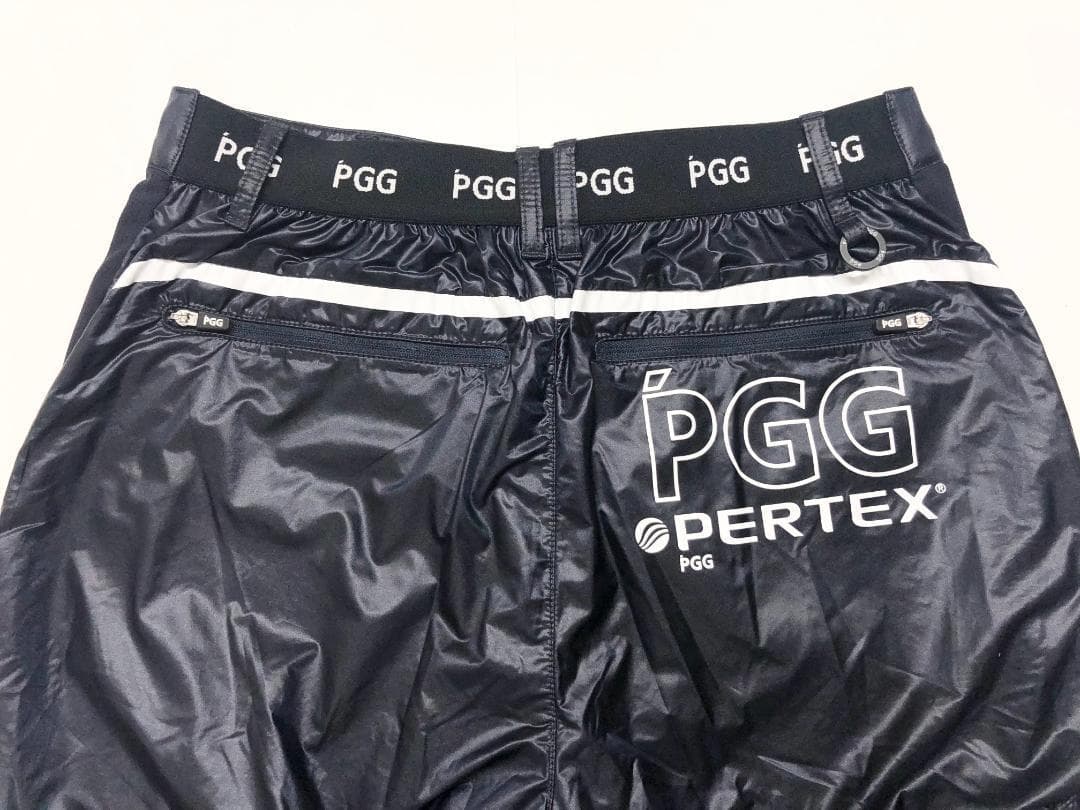 ○★新品 未使用 PGG パーリーゲイツ パーテックス セットアップ ネイビーM