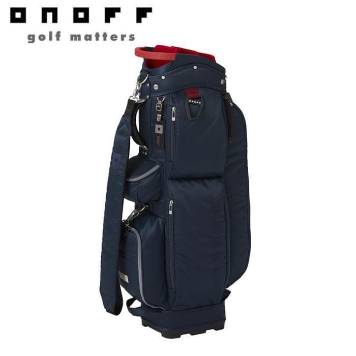 新品 ONOFF オノフ キャディバッグ OB0424 ダークネイビー