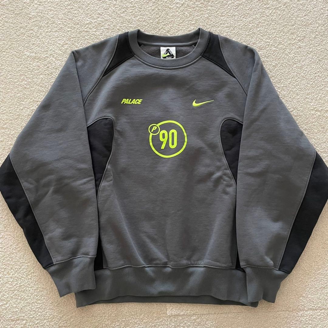 PALACE NIKE TOTAL P90 CREW グレー L