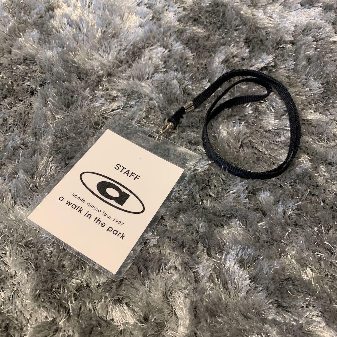 安室奈美恵 1997 Tour スタッフパス 非売品