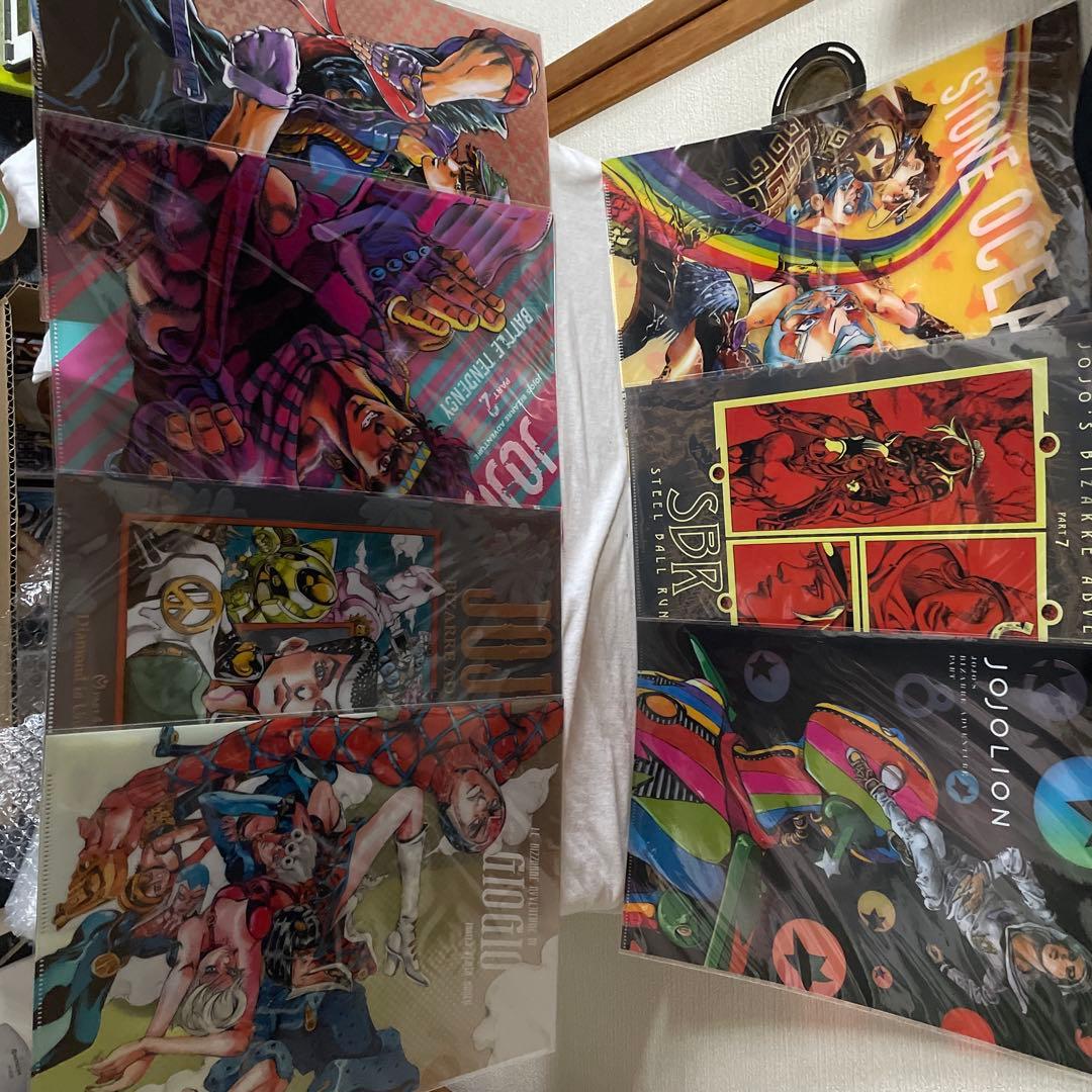 ジョジョ展限定クリアファイル3部抜け ジョジョの奇妙な冒険