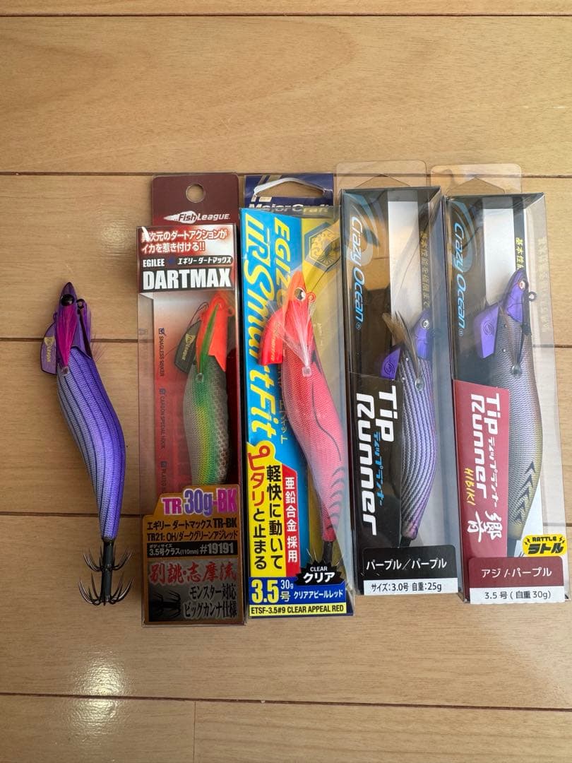 ティップラン用エギ5本セット