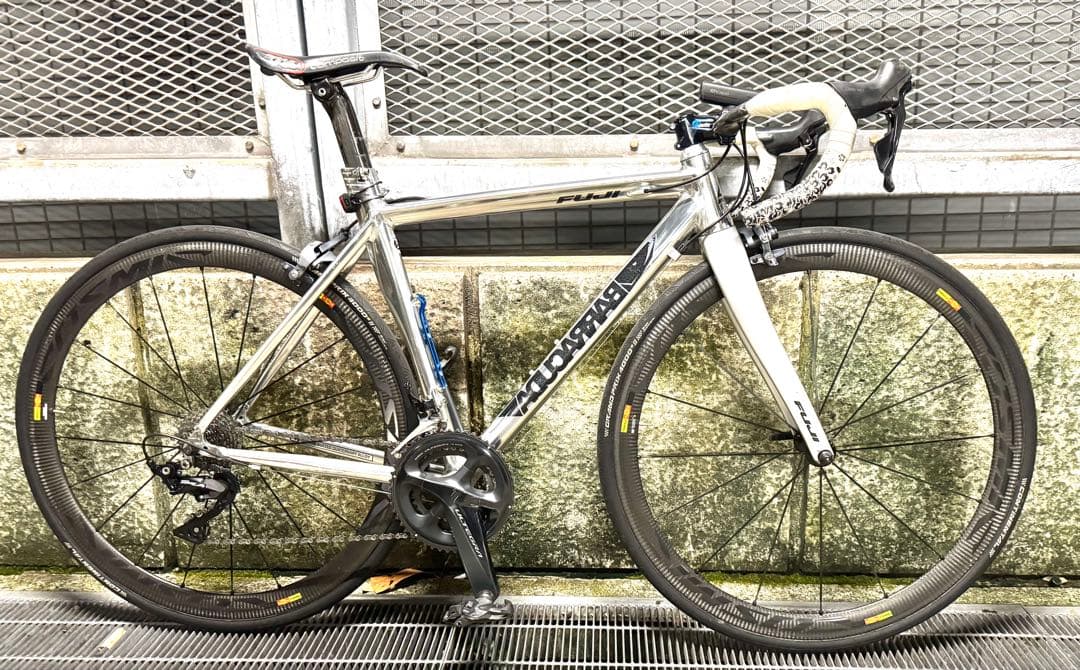 【希少】FUJI BARRACUDA ハイポリッシュ ロードバイクフレーム