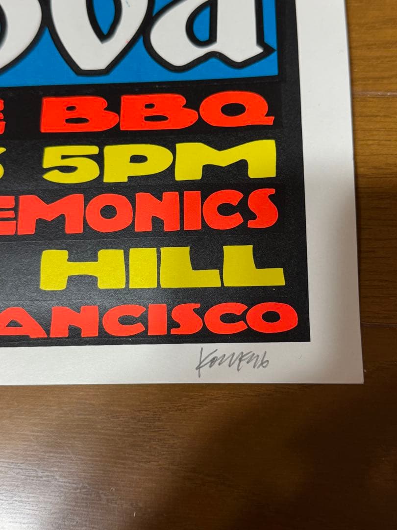 Kozik 1996⭐︎Clarke Nova シルクスクリーンポスター