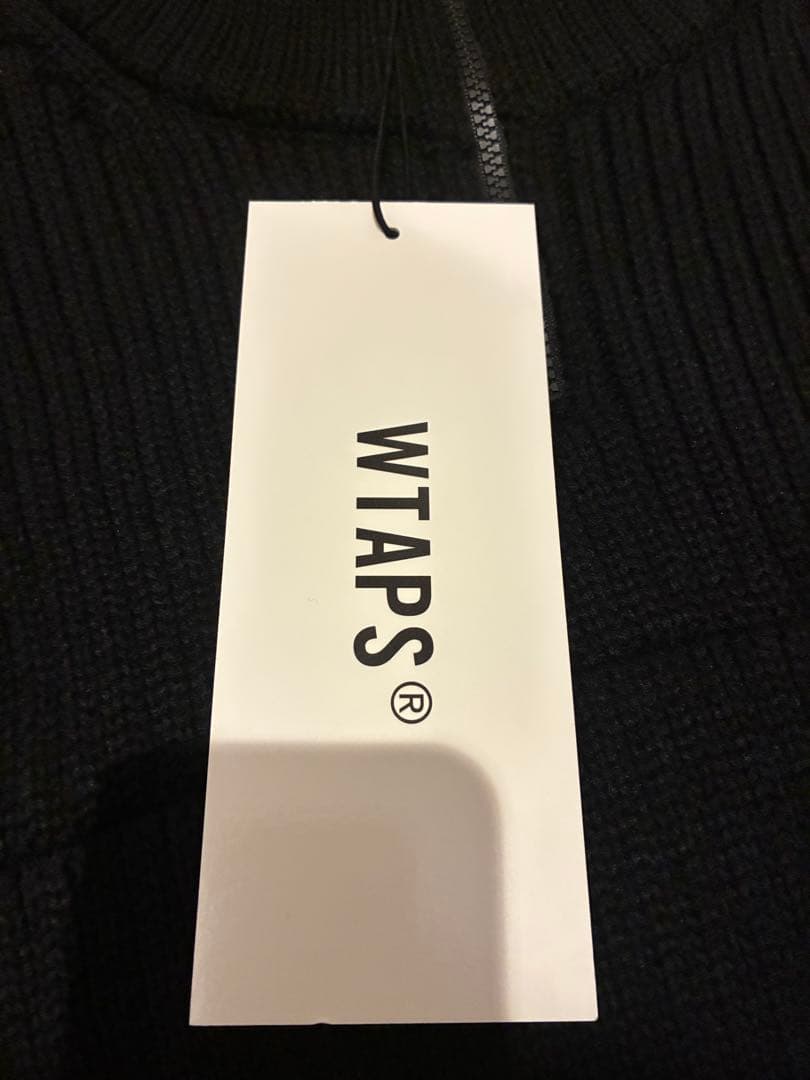 WTAPS ハーフジップニット サイズ04 ブラック タグ付き 未使用