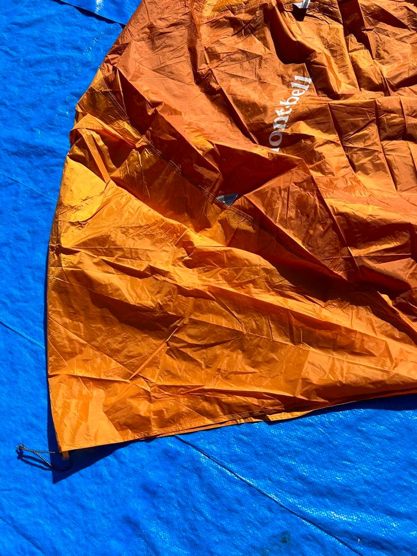 【試し張りのみ】モンベル クロノスドーム1 オレンジ