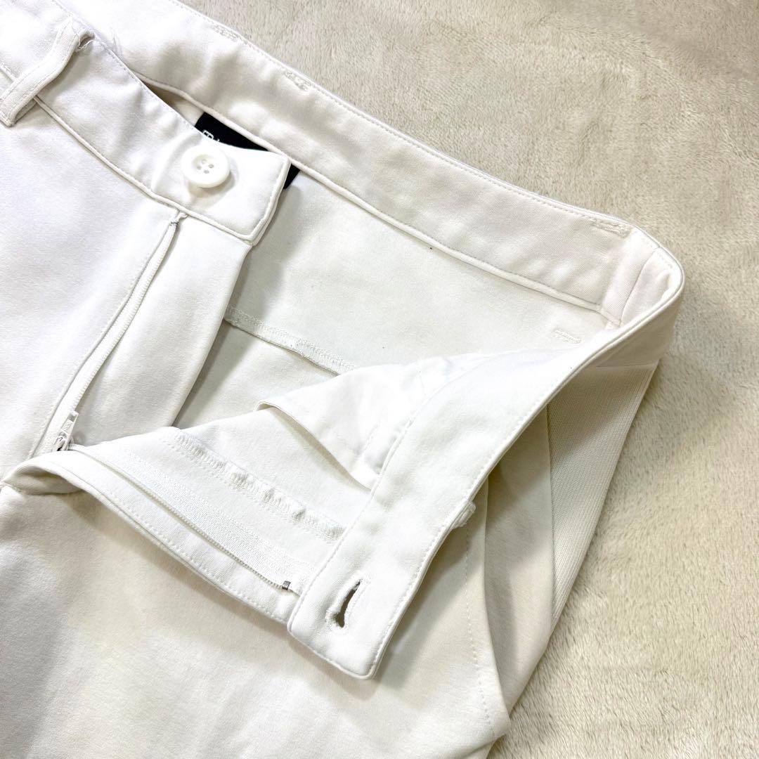 muta MARINE 立体ロゴ ストレッチ ゴルフパンツ S ホワイト