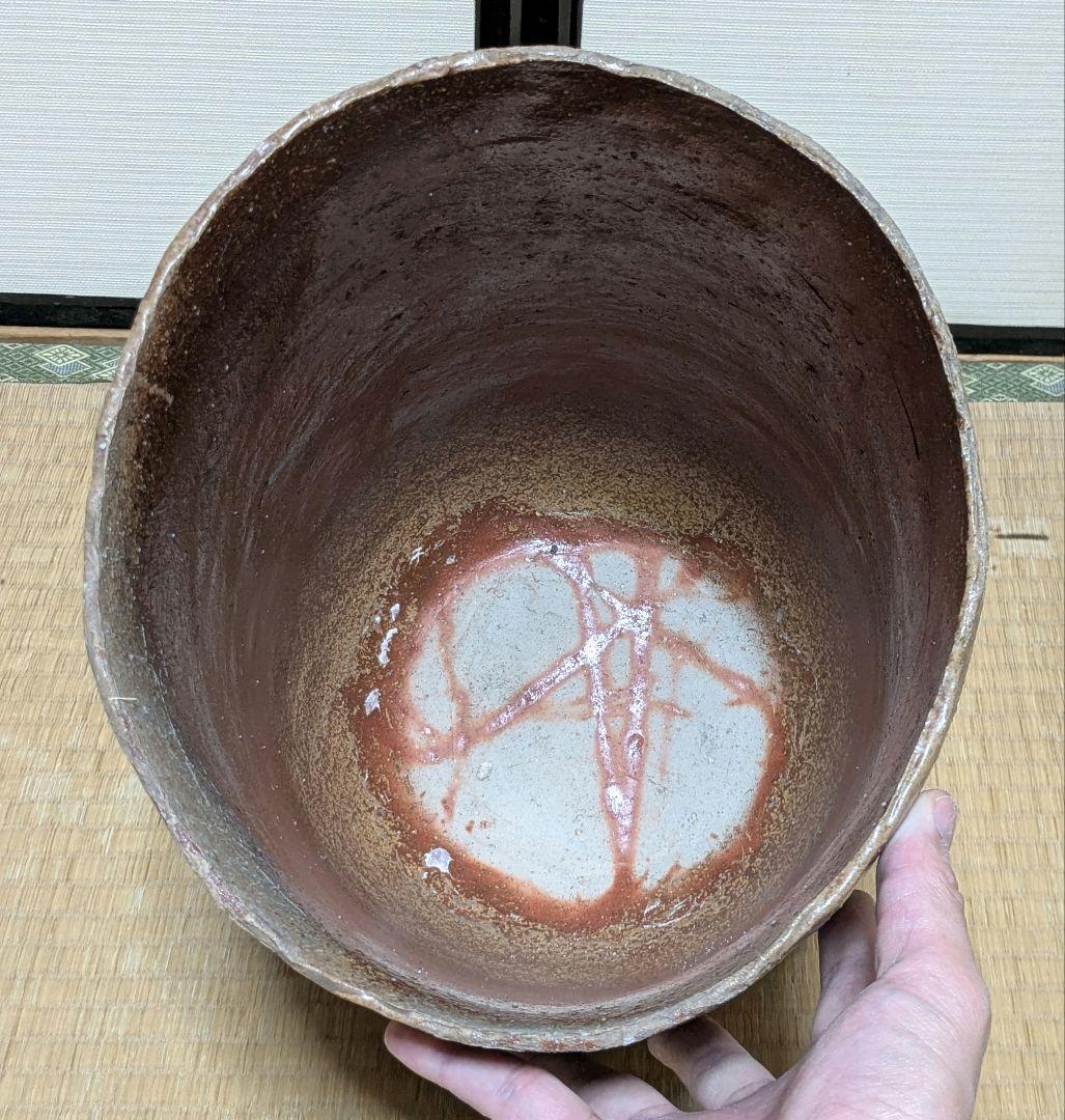 備前焼 メダカ鉢 大型花器 花生 水瓶 水甕 水槽 花瓶 花入 フラワーベース