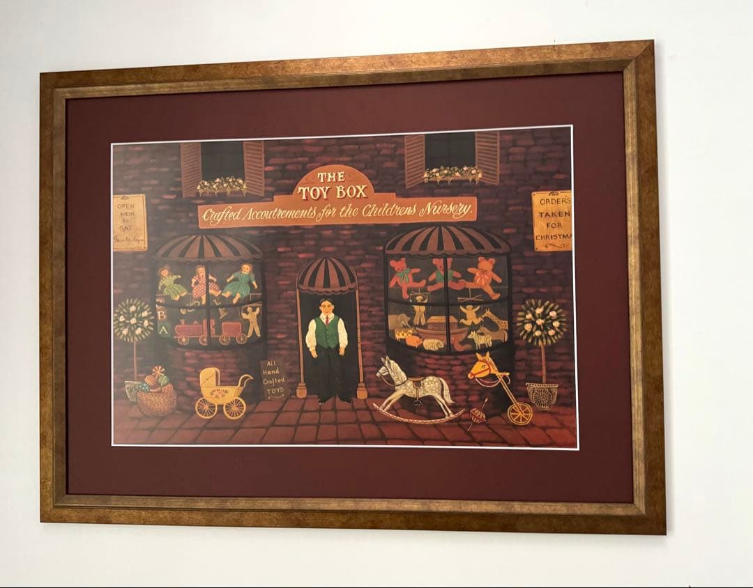 アンティーク おもちゃ屋 レトロ ポスター （大）絵画 （A）