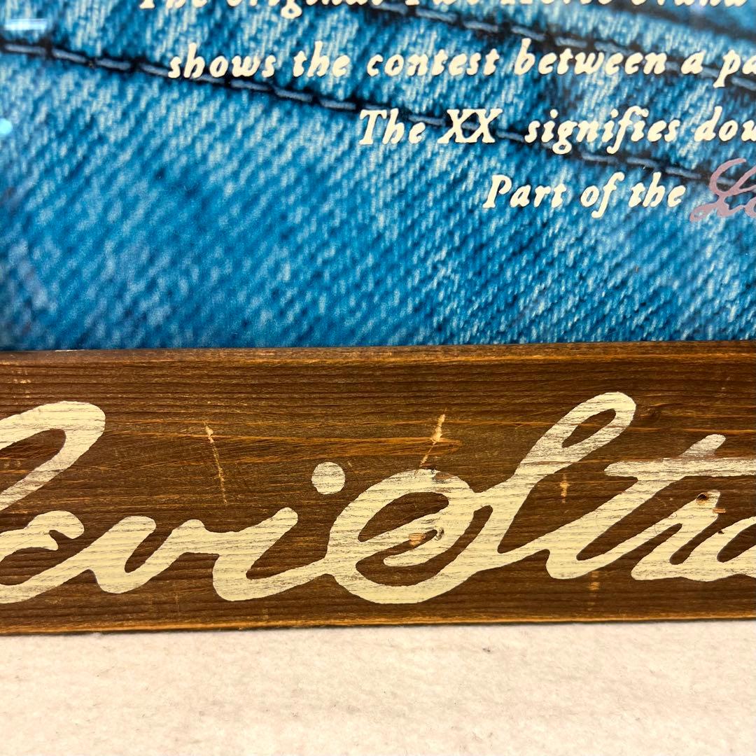 Levi's 501XX デニムパッチ アート パネル リーバイス レア 非売品