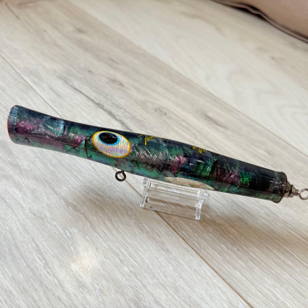 貝田ルアー トランペット 185 アワビ張り 未使用　鮪　釣り　ルアー　希少