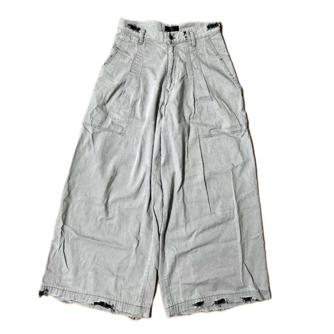 Y's ヨウジヤマモト　ダメージデニムパンツ