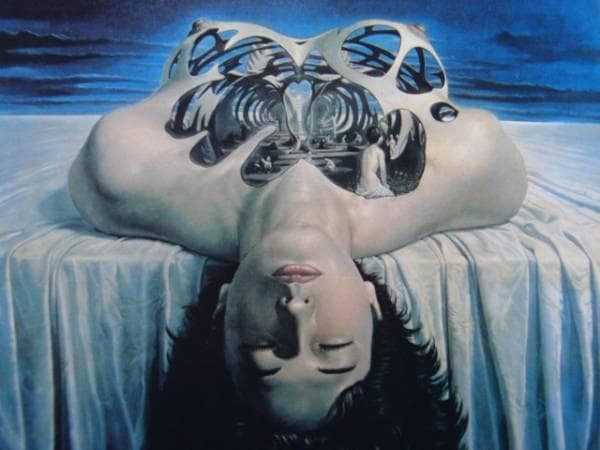 藤野一友、人気作家、『抽象的な篭』、希少画集画、裸婦、抽象画