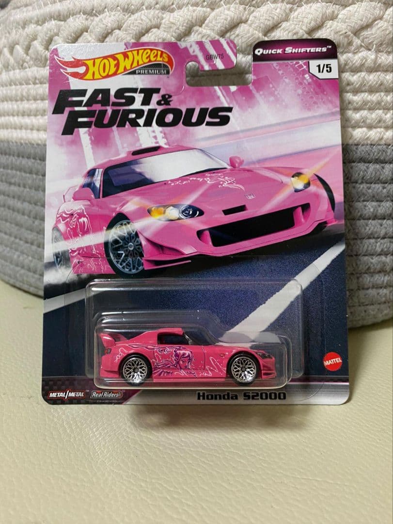 ホットウィール プレミアム ワイスピ ホンダ S2000 スーキー ピンク